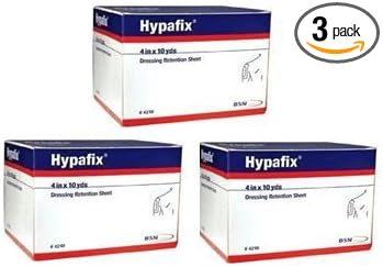 Hypafix white non-woven fabric tape, water resistant for short showers